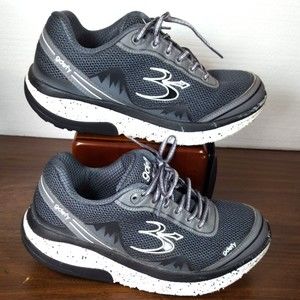 GDEFY Mens Mighty Walk Shoes Sz 8 Gray Orthopedic Sneakers TB9024MGS-M